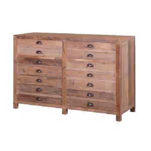 Studio Industrial Double Wooden Chest